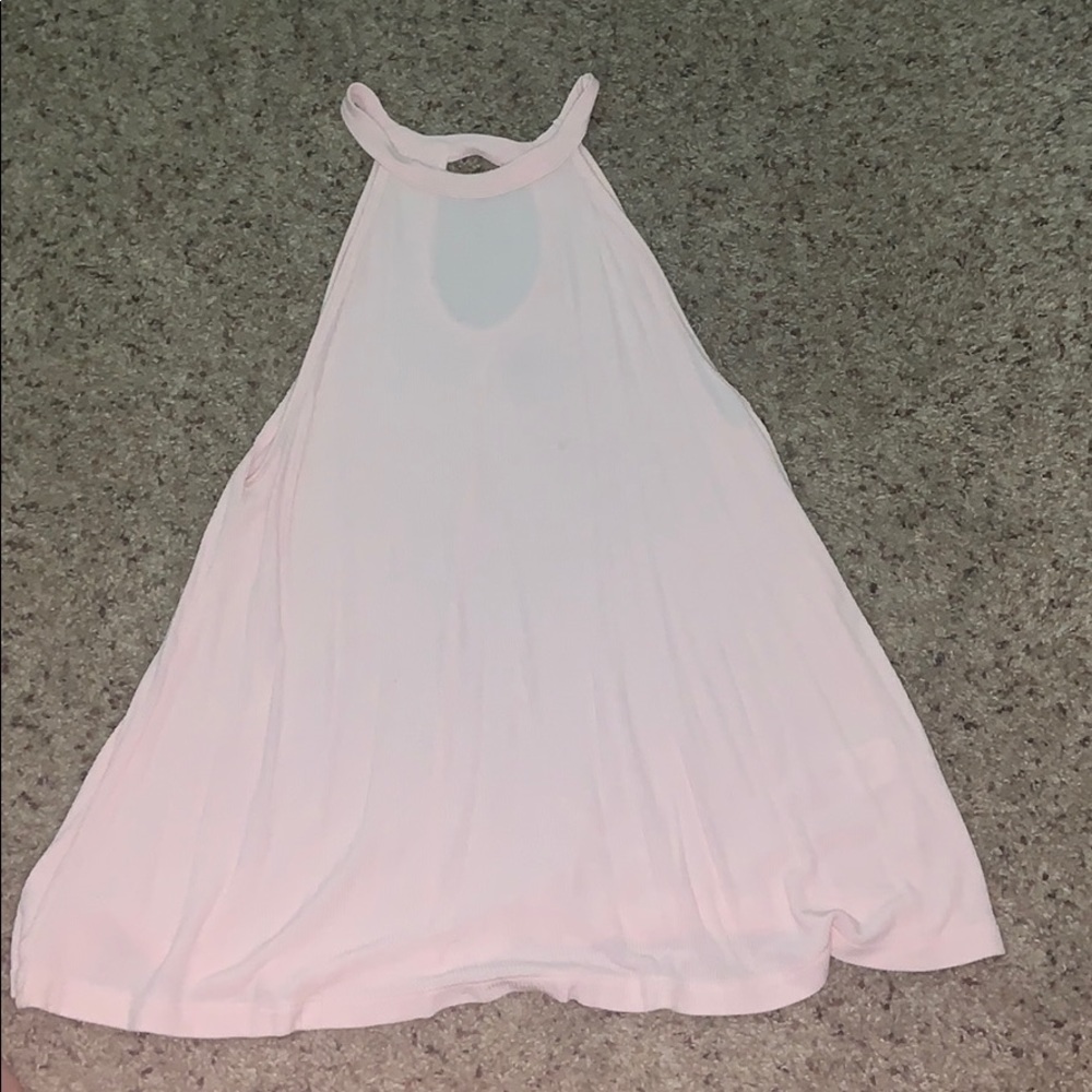 Flowy High Neck cotton sleeveless top